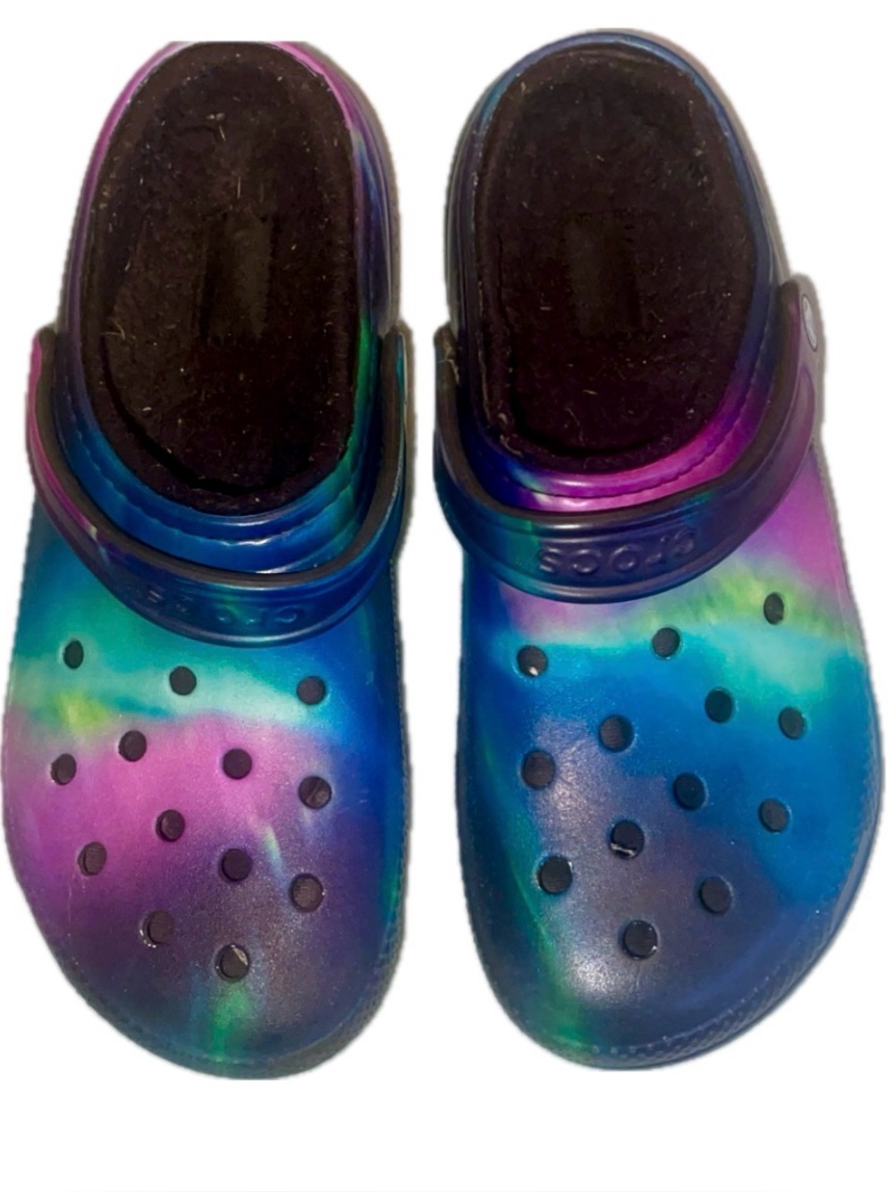 Crocs Classic Lined “Out of This World” Clogs Cosmic Space Print Unisex 10/12